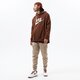 pánska mikina NIKE MIKINA S KAPUCŇOU SPORTSWEAR CLUB FLEECE bv2973-259 farba hnedá