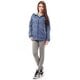 Prechodná bunda dámska (jarná/jesenná) NIKE BUNDA RU FLY WINDRUNNER 644158455 farba modrá