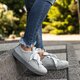 dámske tenisky (obuv) PUMA VIKKY PLATFORM RIBBON S 36641802 farba sivá