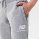 dámske nohavice NEW BALANCE NOHAVICE  NB ESSENTIALS FRENCH TERRY SWEATPANT wp03530ag farba sivá