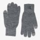 detské rukavice PUMA RUKAVICE ZIMNÉ CAT KNIT GLOVES 4126902 farba sivá