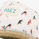 detská vychádzková obuv PAEZ ORIGINAL RAW - PRINT BIRDS 1730201k00800 farba biela