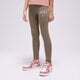 detské nohavice NIKE LEGGINGS (G)TREND FAV HW LEG BRN/PNK dz4617-040 farba khaki