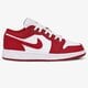 detské tenisky (obuv) AIR JORDAN 1 LOW 553560-611 farba červená