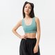 dámske top REEBOK BRA CL RBK ND FITTED BRALETTE hk4949 farba modrá