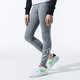 detské nohavice NIKE LEGGINGS G NSW LGGNG FAVORITES SHINE cq4221-091 farba sivá