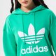 dámska mikina ADIDAS MIKINA S KAPUCŇOU TRF HOODIE he6954 farba zelená