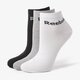 dámske ponožky REEBOK PONOŽKY SE M THIN SOCK 3P MEDIUM GREY HEATHER s02338 farba sivá