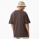 pánske tričko NEW ERA TRIČKO OS PINSTRIPE BRWN NEW ERA BRSOFW 60284644 farba hnedá