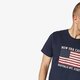 pánske tričko NEW ERA TRIČKO SS WORLD HOOD U.S.A. TEE NEW ERA NIGHT SHIFT 11517684 farba tmavomodrá