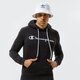 pánska mikina CHAMPION MIKINA S KAPUCŇOU HOODED SWEATSHIRT 214138kk001 farba čierna