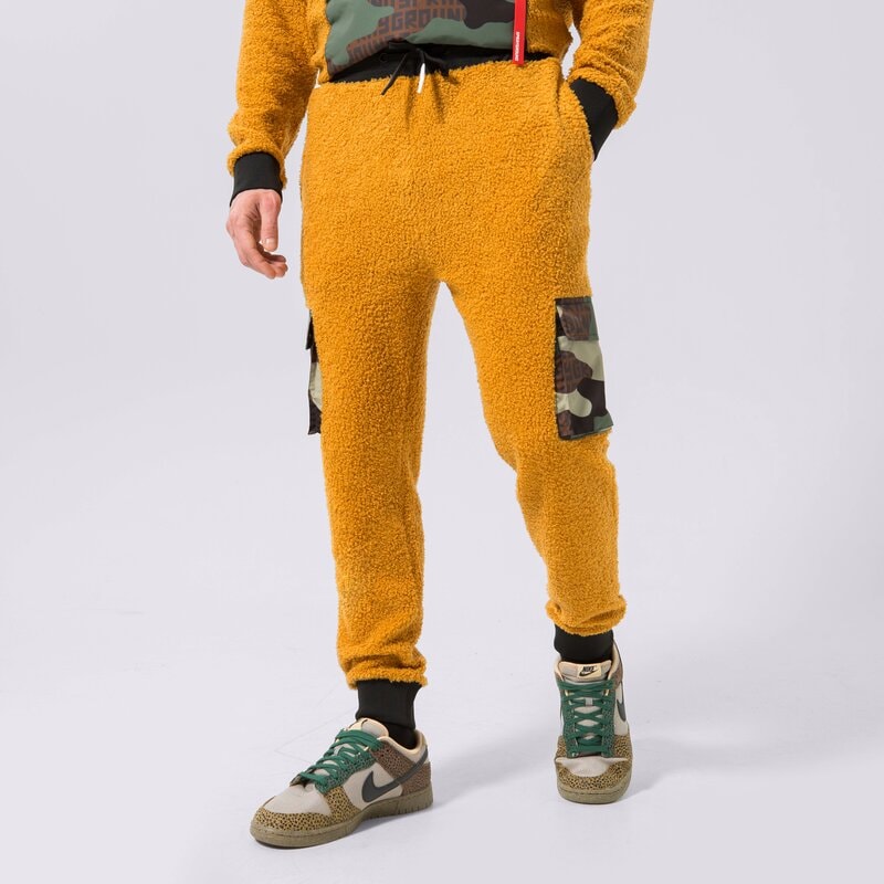 SPRAYGROUND NOHAVICE  TEDDY POCKET PANTS SAND