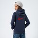 detská mikina NIKE MIKINA S KAPUCŇOU B NSW ZIGZAG FLC BOY do2669-437 farba tmavomodrá