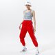 dámske nohavice ADIDAS NOHAVICE  TRACKPANT PB gn6981 farba červená