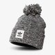 detská čiapka ADIDAS ČIAPKA ZIMNÁ MELANGE BOBBLE ed8031 farba čierna