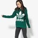 dámska mikina ADIDAS MIKINA TREFOIL HOODIE ce2412 farba zelená