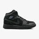 detské tenisky (obuv) AIR JORDAN 1 MID BG 554725-050 farba čierna