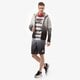pánska mikina NIKE MIKINA TECH WINDRUNNER 1MM 647469050 farba sivá