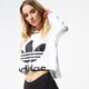 dámske tričko ADIDAS TRIČKO LS CROPPED SWEATER ed4759 farba biela
