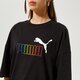 dámske tričko PUMA TRIČKO ESS+ RAINBOW TEE 848428 01 farba čierna
