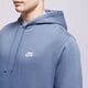 pánska mikina NIKE MIKINA S KAPUCŇOU SPORTSWEAR CLUB FLEECE bv2654-491 farba modrá