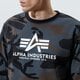 pánska mikina ALPHA INDUSTRIES MIKINA BASIC SWEATER CAMO 178302c-125 farba khaki