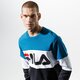 pánska mikina FILA MIKINA STRAIGHT BLOCKED CREW 681255a216 farba modrá