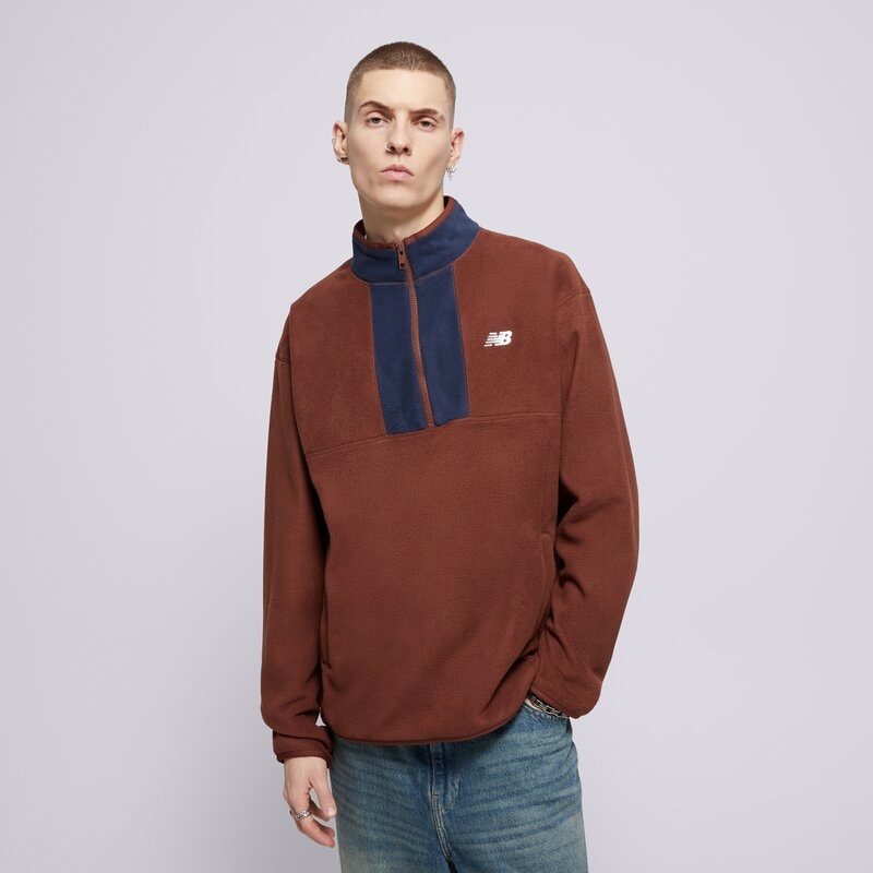 NEW BALANCE FLÍSOVÁ MIKINA FLEECE 1/2 ZIP