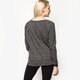 dámska mikina NIKE MIKINA GYM VINTAGE CREW 726055060 farba sivá
