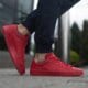ADIDAS COURTVANTAGE ADICOLOR s80253 farba červená