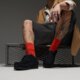 pánska vychádzková obuv CLARKS WALLABEEEVO 26172820 farba čierna