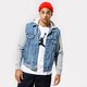 Prechodná bunda pánska (jarná/jesenná) LEVI'S BUNDA HYBRID HOODIE V TRUCKER a06320000 farba modrá