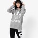 dámska mikina ADIDAS MIKINA TREFOIL HOODIEMGREYH cy6665 farba sivá