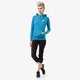 dámska mikina NIKE MIKINA GYM VINTAGE HOODY 614820413 farba modrá