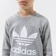 detská mikina ADIDAS MIKINA TREFOIL CREW BOY gd2709 farba sivá