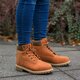 detská vychádzková obuv TIMBERLAND PREMIUM 6 INCH BOOT a1bb2 farba oranžová