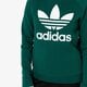 dámska mikina ADIDAS MIKINA TRF CREW SWEAT ADICOLOR dv2623 farba zelená