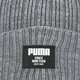 detská čiapka PUMA ČIAPKA ZIMNÁ RIBBED CLASSIC BEANIE 2283106 farba sivá