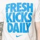 pánske tričko NIKE TRIČKO FRESH KICKS 829296100 farba biela