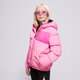 detské tričko JORDAN BUNDA ZIMNÁ ESSENTIAL MIDWEIGHT PUFFER GIRL 45d195-afn farba ružová