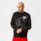 pánska mikina NEW ERA MIKINA WASHED GRAPHIC NETS BROOKLYN NETS BLK 13083868 farba čierna