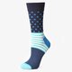 dámske ponožky HAPPY SOCKS PONOŽKY STRIPEDOT sd01066 farba modrá