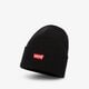 detská čiapka LEVI'S ČIAPKA RED BATWING EMBROIDERED BEANIE 38022-0182 farba čierna