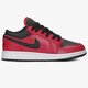 detské tenisky (obuv) AIR JORDAN 1 LOW  553560-605 farba červená