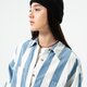 dámske tričko LEVI'S KOŠEĽA SILVERTAB LOOSE SHIRT a3493-0001 farba biela