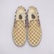 dámske tenisky (obuv) VANS CLASSIC SLIP-ON CHECK MIX MULTI vn000d6ycyj1 farba béžová