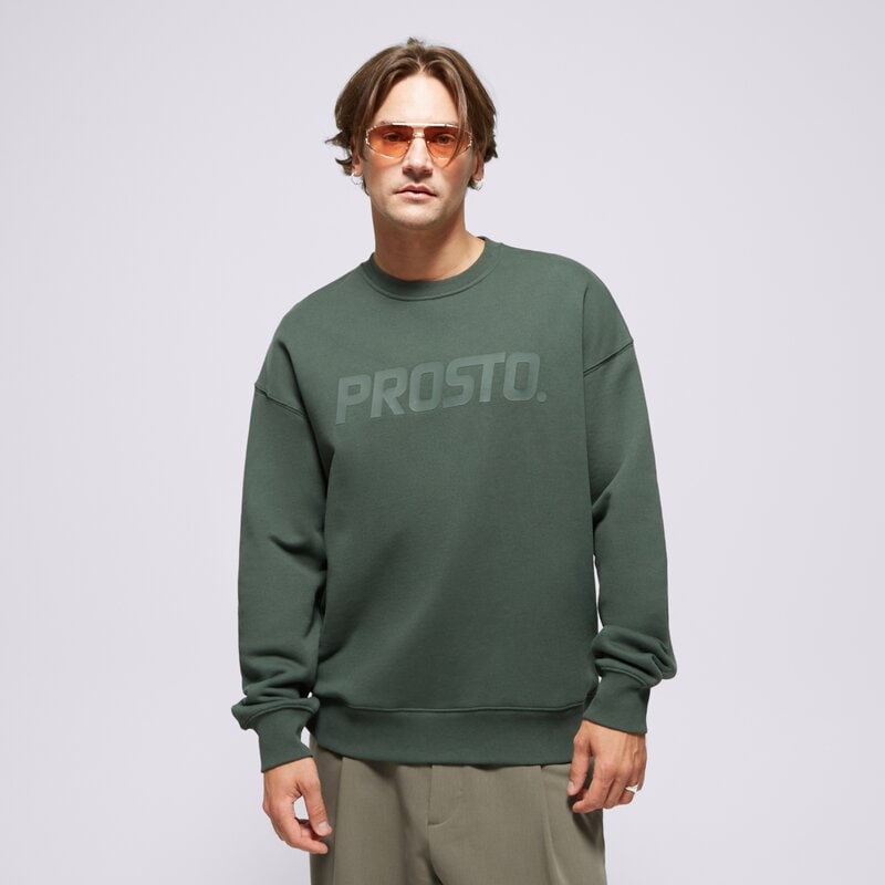 PROSTO MIKINA CREWNECK ZEDS DARK GREEN