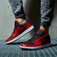 pánske tenisky (obuv) AIR JORDAN 1 LOW  553558-605 farba červená