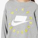 dámska mikina NIKE MIKINA W NSW NSW CREW FLC FT BF SPORTSWEAR ar3052-063 farba sivá