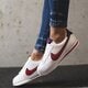 detské tenisky (obuv) NIKE CORTEZ BASIC LTR SE (GS) aa3496-100 farba biela